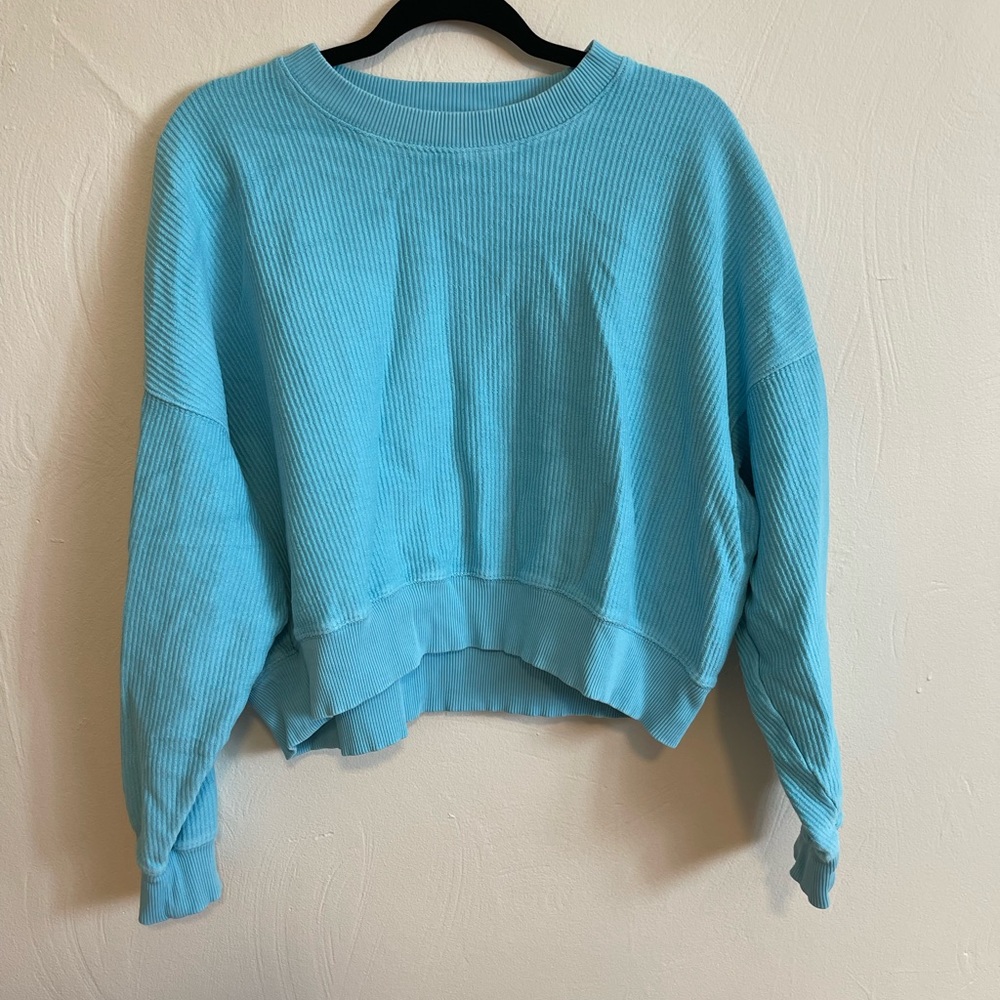 Cropped corded sweatshirt from Aerie